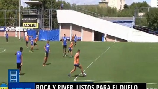 Boca y River, listos para el duelo