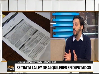 Representantes de los inquilinos dicen que no se quiere aprobar la Ley de Alquileres