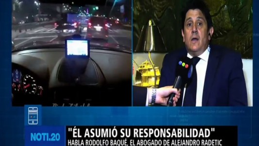 El abogado de Alejandro Radetic: "Asumió su responsabilidad"