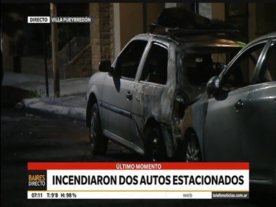 Otra vez los quemacoches