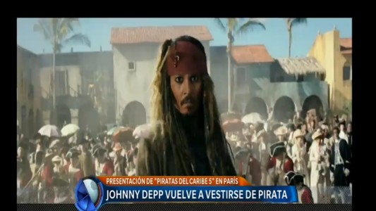 Johnny Depp vuelve a vestirse de pirata: "El personaje me permite ser tan estúpido como quiero"