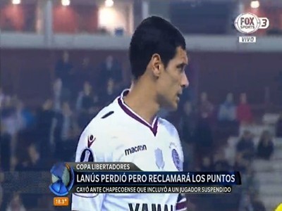 Lanús perdió de local con Chapecoense pero reclamará los puntos