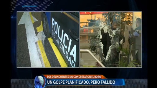 Intentaron robar un cajero automático y en la huida arrojaron "miguelitos"