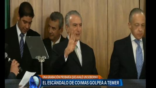 Brasil: separan a un senador y crece el escándalo tras el audio que complica a temer