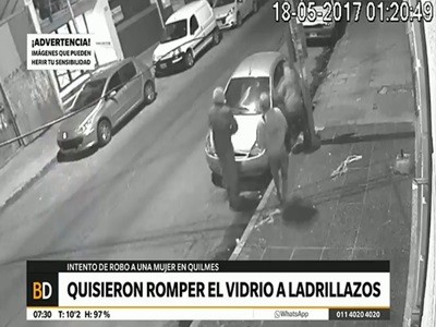 Violento intento de robo en el centro de Quilmes