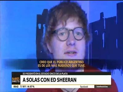A solas con Ed Sheeran