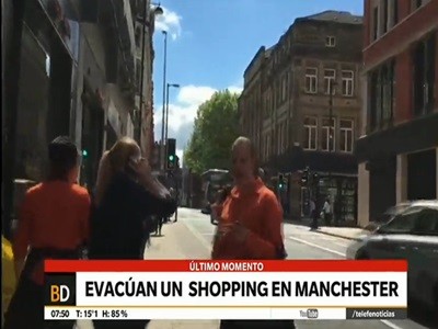 Pánico, corridas y evacuación en un shopping de Manchester