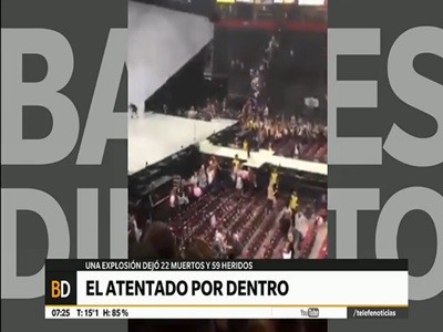 Video: el momento inmediato después de la explosión