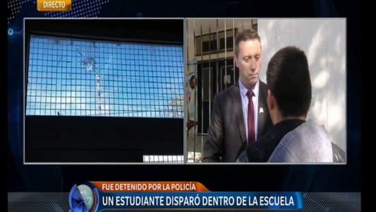 Estudiante disparó en una escuela: "La discusión empezó por un banco"