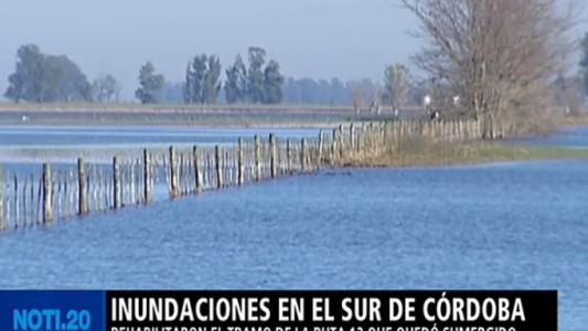 Inundaciones en el sur de Córdoba