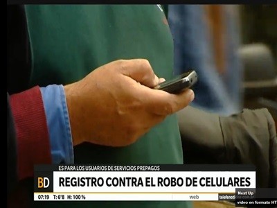 Habilitaron un registro para combatir el robo de celulares