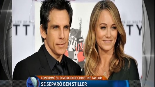 Se separaron Ben Stiller y Christine Taylor