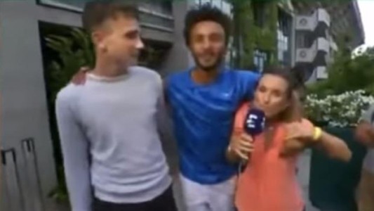 Video: un tenista francés acosó a una periodista de TV y lo echaron de Roland Garros