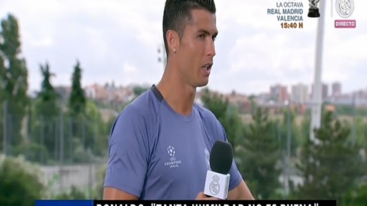 Para Cristiano Ronaldo "demasiada humildad no es buena"