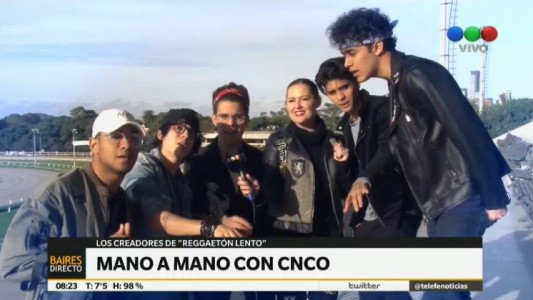 Mano a mano con CNCO, el grupo del "Reggaetón lento"