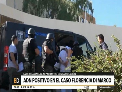 Pruebas de ADN en el caso de Floencia Di Marco: el padrastro violador fue el padrastro
