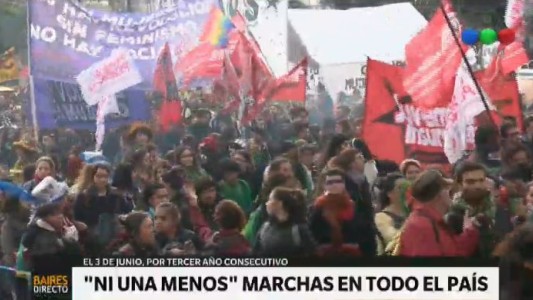 Miles de mujeres de todo el país se movilizan contra la violencia machista