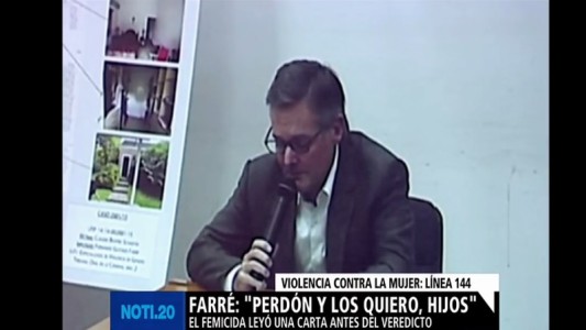 La carta de Farré pidiendo perdón a sus hijos: "Quisiera saber cómo están, pasar tiempo con ustedes"