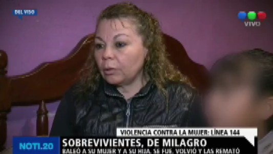 Violencia de género: la terrible historia de Gloria y su hija, sobrevivientes por milagro