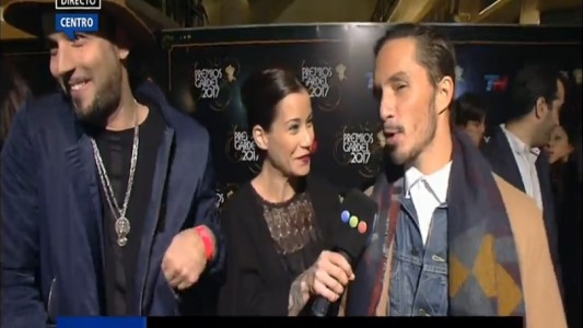 Premios Gardel: Los Illya Kuryaki llegaron a la entrega con calma, frío y ganas de festejar