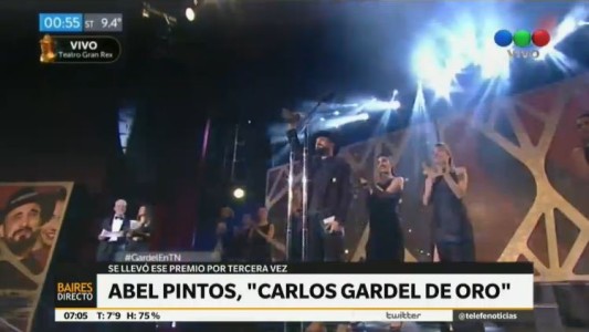 Premios Gardel 2017: por tercera vez Abel Pintos se llevó el Oro