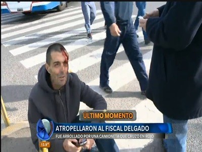 Atropellaron al fiscal Delgado cuando llegaba a Comodoro Py en bicicleta