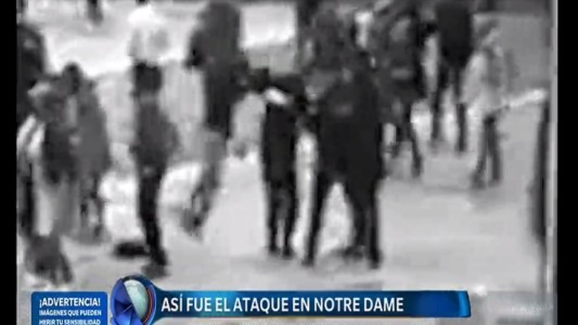 Video: así fue el ataque en Notre Dame