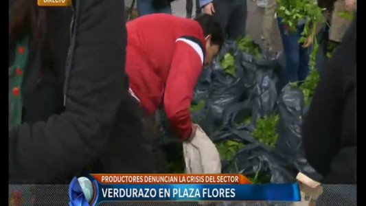 "Verdurazo" para reclamar el abaratamiento de los productos