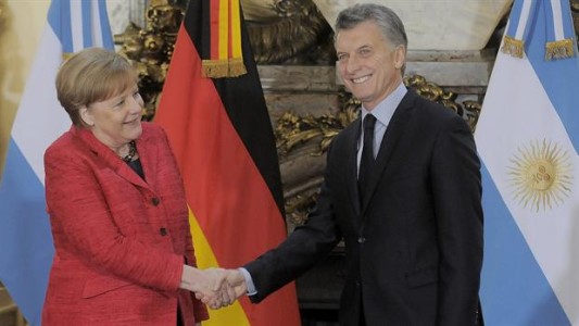 Merkel, junto a Macri: "Alemania puede ser un buen socio de Argentina"