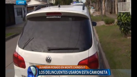 Esta es la camioneta usada por los delincuentes que intentaron raptar a un chico en Lanús