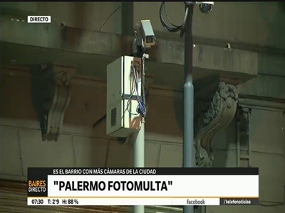 Palermo es el barrio con más cámaras para fotomultas