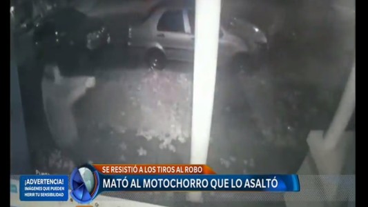 Video: mató al motochorro que lo asaltó y quedó libre