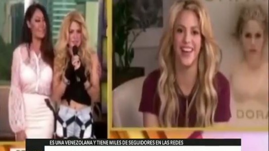 Shakira, cara a cara con su doble: "En un momento pensé que eras yo"