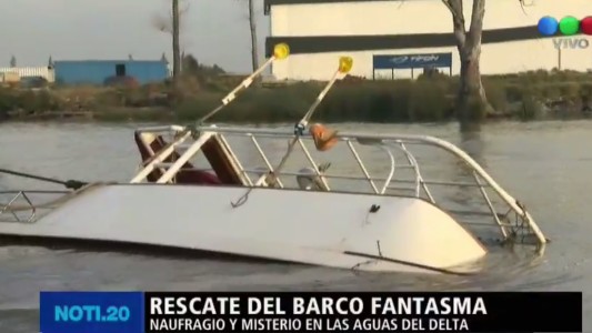 Así es el rescate del "barco fantasma" hundido hace tres meses en el Delta