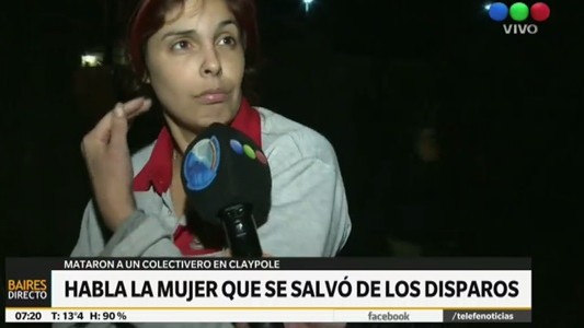 El asesinato del colectivero: habla la mujer que se salvó de los balazos