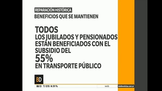 Beneficios que mantienen los jubilados que adhieren a la reparación histórica