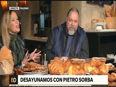 El desayuno con Pietro Sorba
