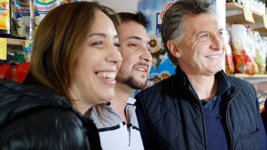 Escrache a Macri y Vidal durante una visita a una librería de Tigre