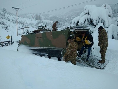 Emergencia por fuertes nevadas en toda la Patagonia