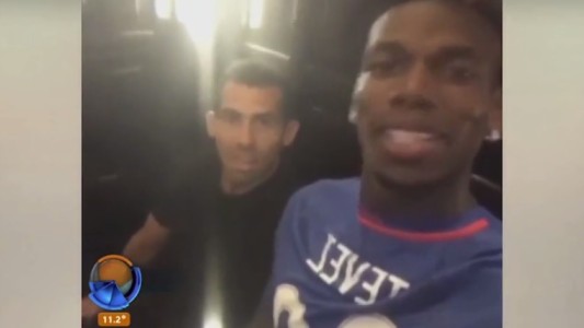 Pogba visitó a Tevez en China