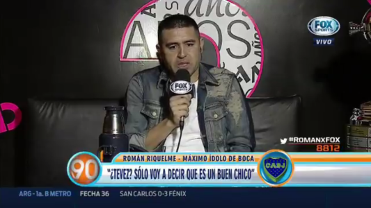 Riquelme habló sobre la polémica con Tevez: "A Carlitos lo conozco de pibito y es un buen chico. Otra cosa no voy a decir"