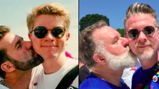 Recrearon una foto después de 25 años para demostrar que el amor real es posible y su historia se viralizó