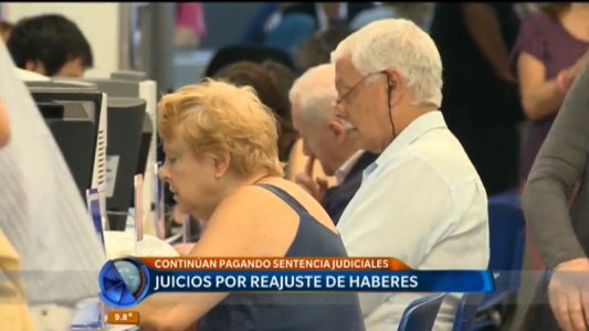Reajuste de haberes de jubilados: continúan pagando sentencias judiciales