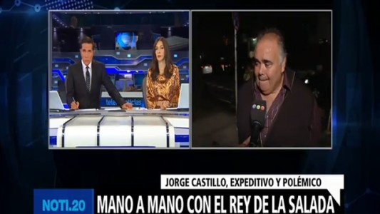 La tensa entrevista de Cristina Pérez y Rodolfo Barili a Jorge Castillo, el "Rey de la Salada"