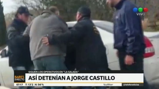 Así detenían a Jorge Castillo en su casa de Luján