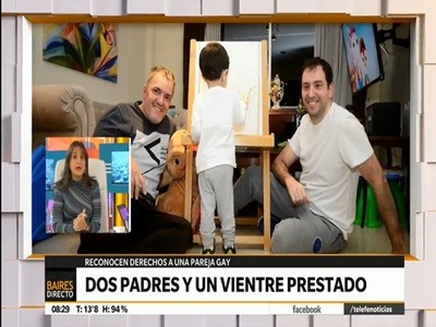 Dos hombres, padres por vientre prestado, en una novedosa decisión de la Justicia