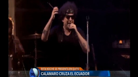 Calamaro lleva su "Licencia para cantar" a Ecuador