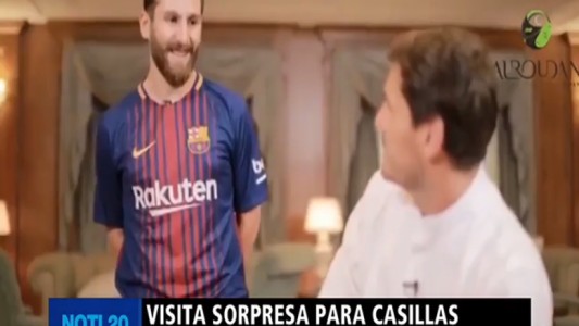 Visita sorpresa para Casillas