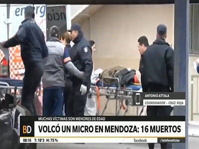 El trabajo de la Cruz Roja con las víctimas del accidente de San Rafael