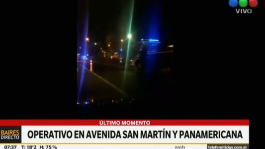 Importante operativo de Gendarmería e Infantería de la Policia Bonaerense ante posible corte de la Panamericana